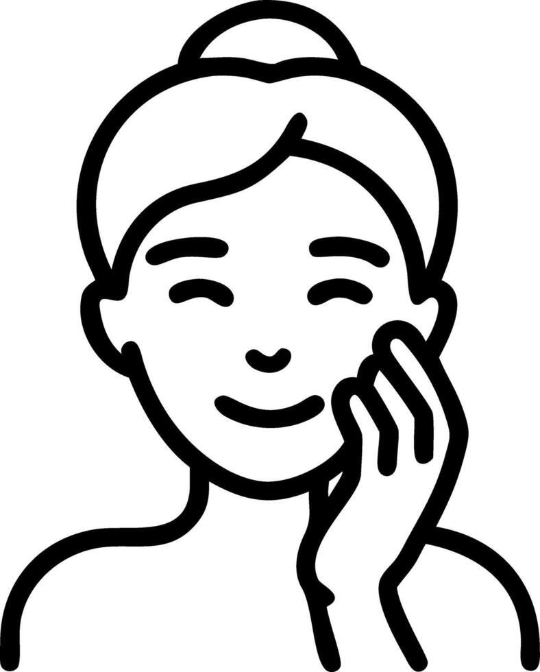 Smiling middle aged mature woman in her 50s applies facial cream on face looks at camera isolated on white background showcasing anti age healthy dry skin care beauty therapy old s Set 2 vector