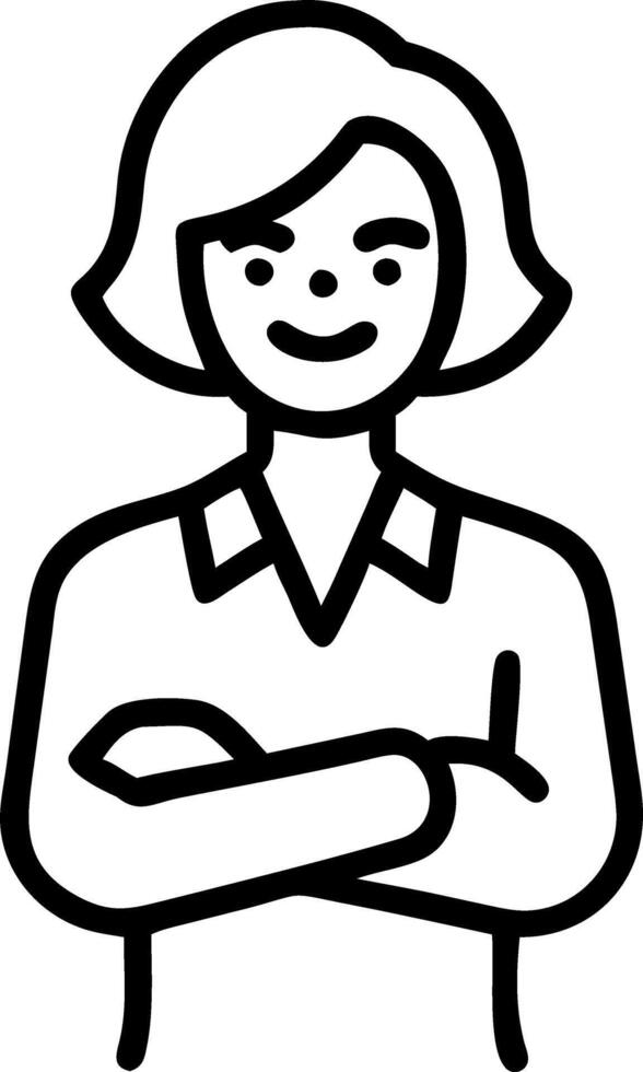 Smiling confident stylish mature middle aged woman standing at home office old senior businesswoman 60s gray haired lady executive business leader manager looking at camera arms cr vector