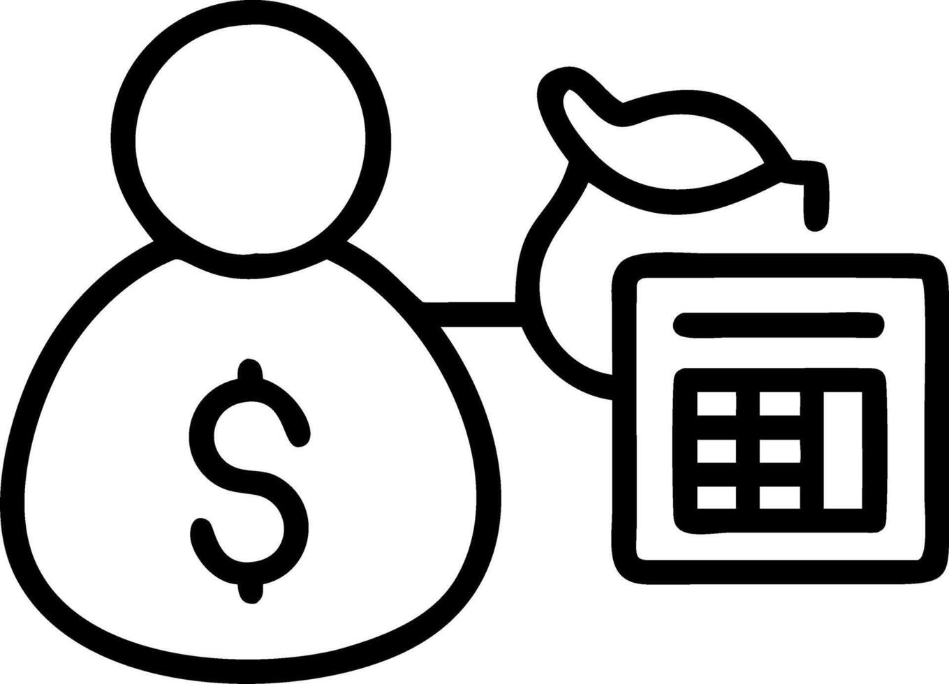 Set budget plan freelancers anticipating irregular income calculating taxes saving portions ensuring survival through lean months stable career vector