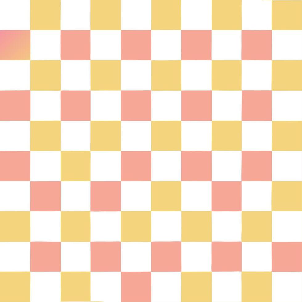 Retro checker seamless pattern with colorful squares and nostalgic vibes for playful designs vector