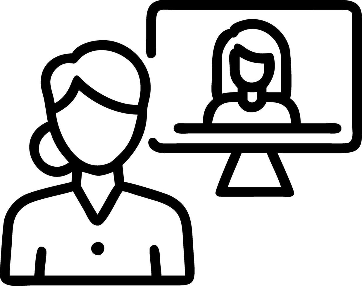 Professional young African American business woman HR manager team leader executive wearing blue shirt working in office looking at laptop having conference call virtual onli Set 2 vector