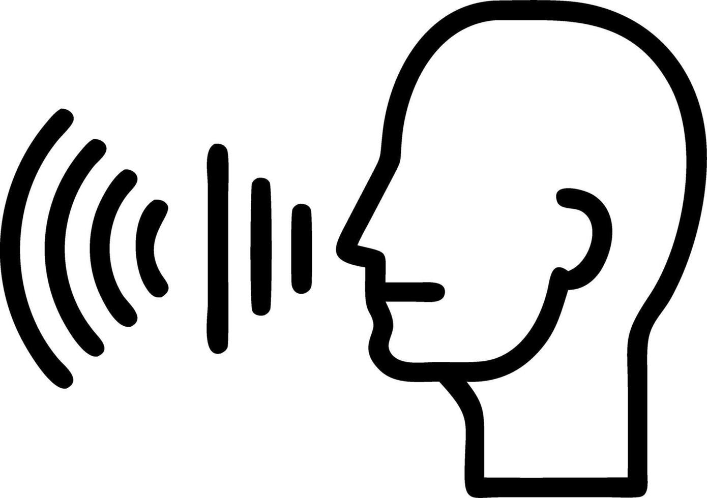 Professional managing voice interactions through a holographic soundwave recognition system vector