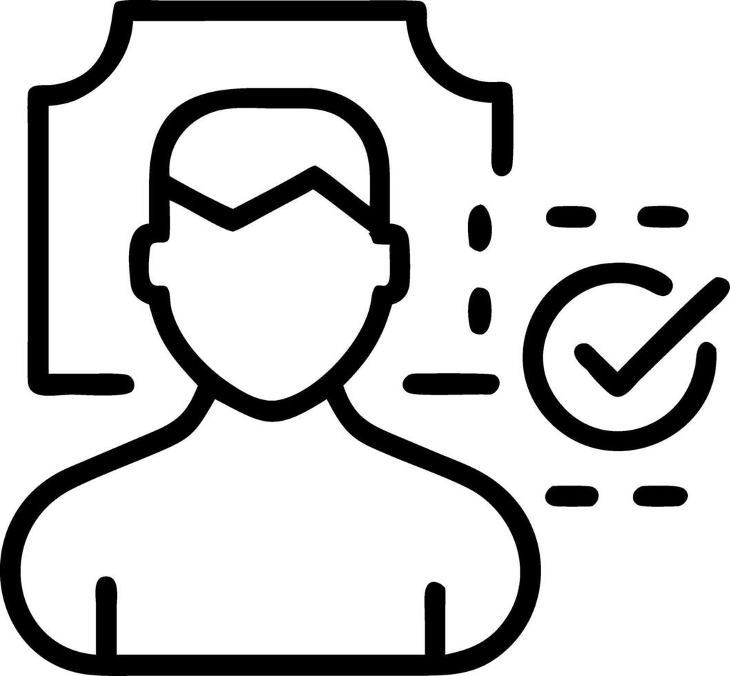 Professional analyzing identity verification processes using advanced KYC holographic tools vector