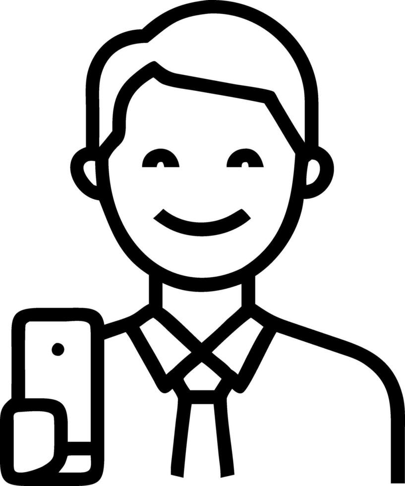 Portrait of happy African business man employee or student using smartphone at work smiling young adult male professional worker holding cell phone smart mobile tech working standi Set 13 vector