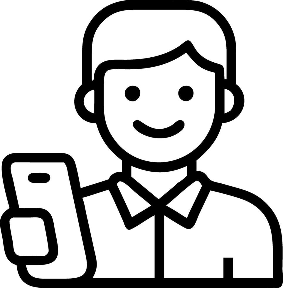 Portrait of happy African business man employee or student using smartphone at work smiling young adult male professional worker holding cell phone smart mobile tech working standi Set 12 vector
