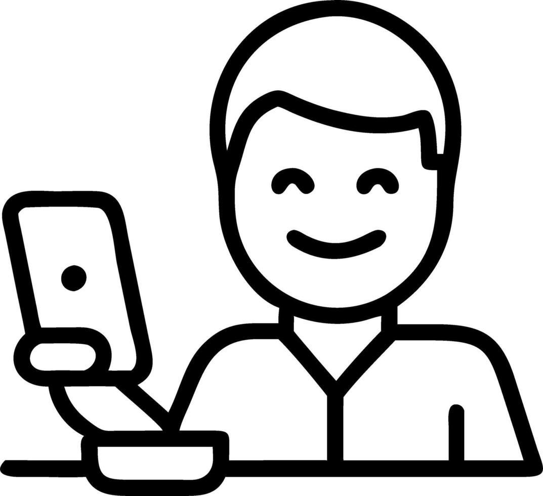Portrait of happy African business man employee or student using smartphone at work smiling young adult male professional worker holding cell phone smart mobile tech working standi Set 14 vector