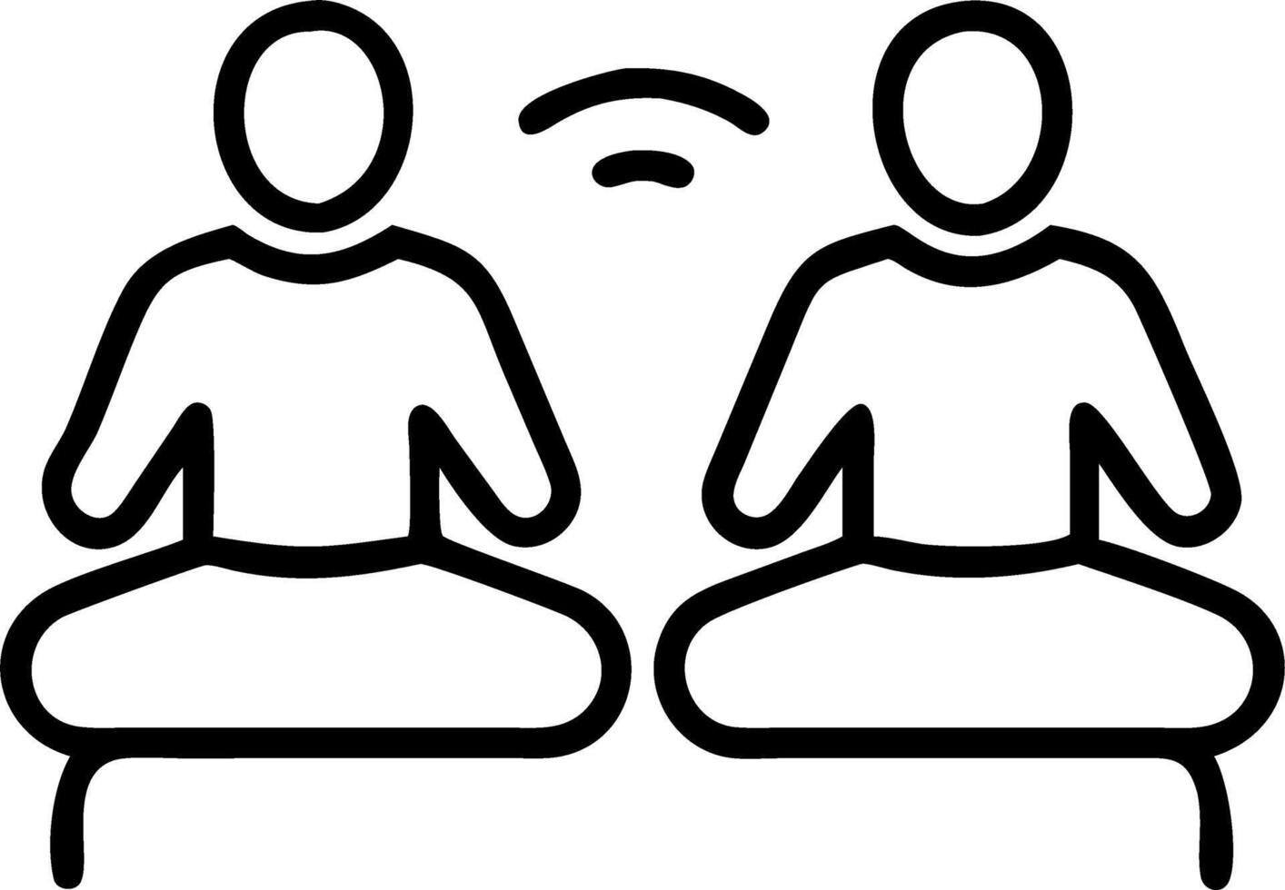 Picture couple practicing artisanal couples spa products guided meditation sessions calming minds focusing subtle inner warmth vector
