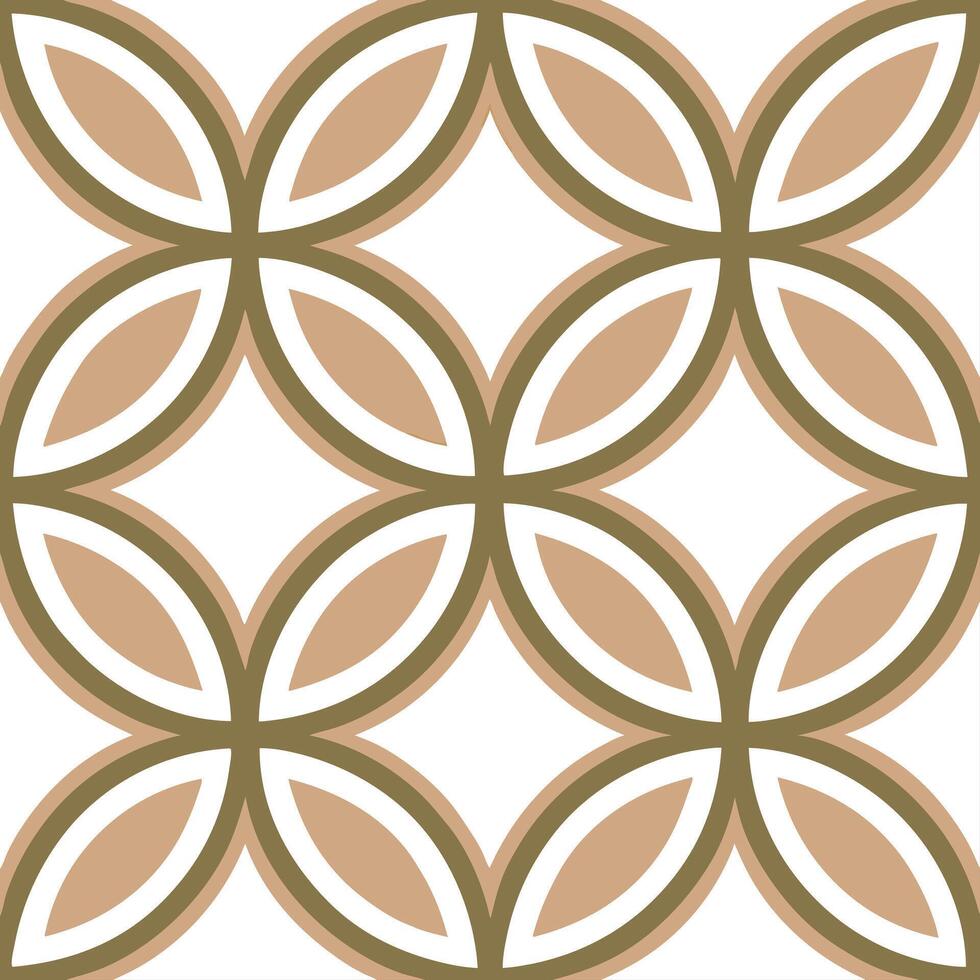 Mid century modern seamless pattern with abstract shapes and muted tones for sophisticated interiors Set 3 vector