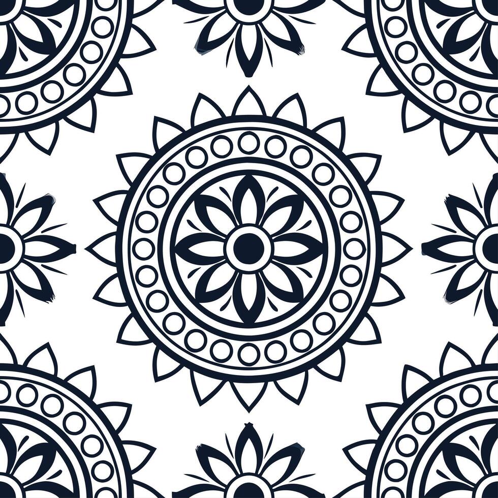 Local motifs seamless pattern with traditional patterns and vibrant colors for a rich cultural aesthetic vector
