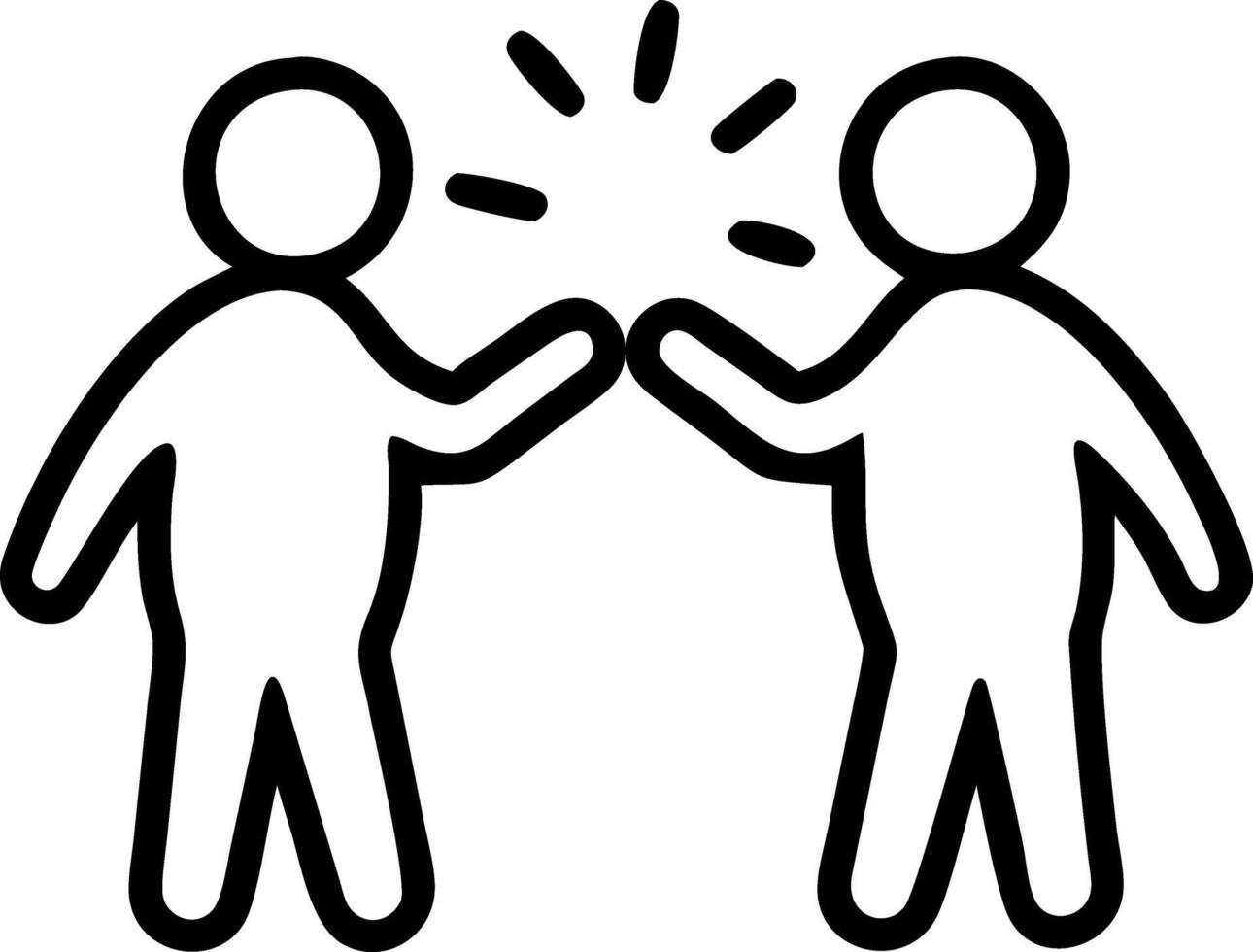 Levity and Laughter Playful Banter vector