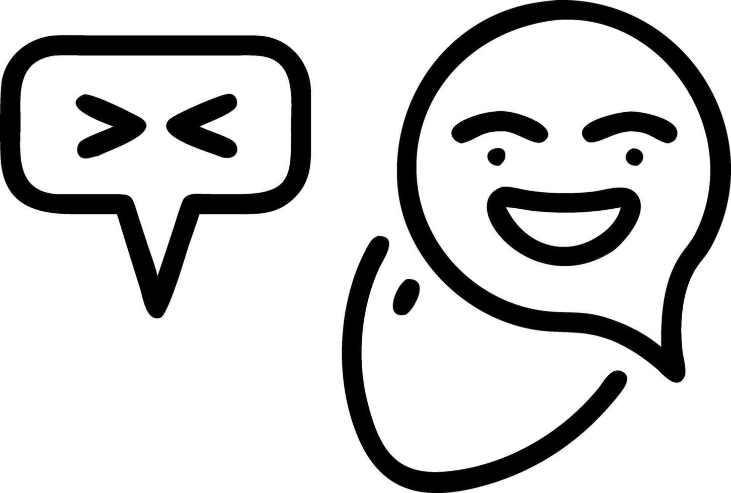 Levity and Laughter Funny Debates vector