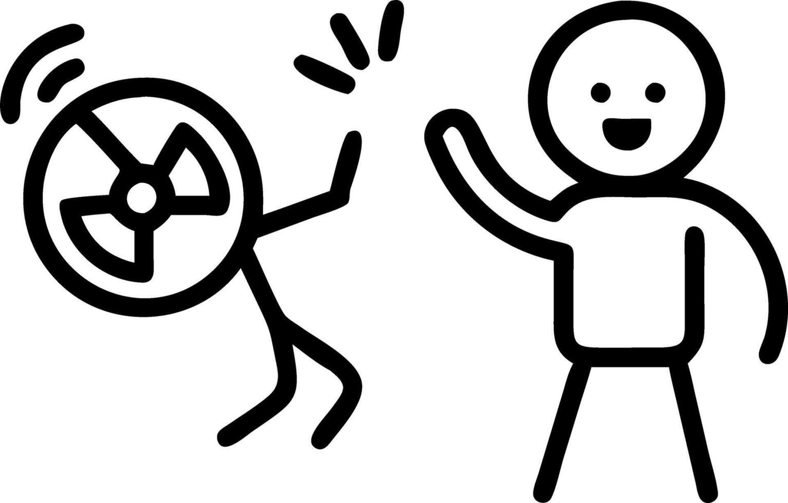 levity and laughter and smile and whimsy vector