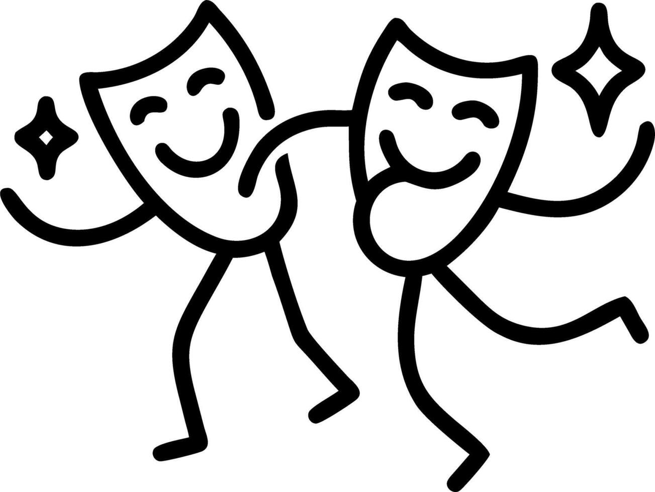 levity and laughter and glee and lightheartedness vector