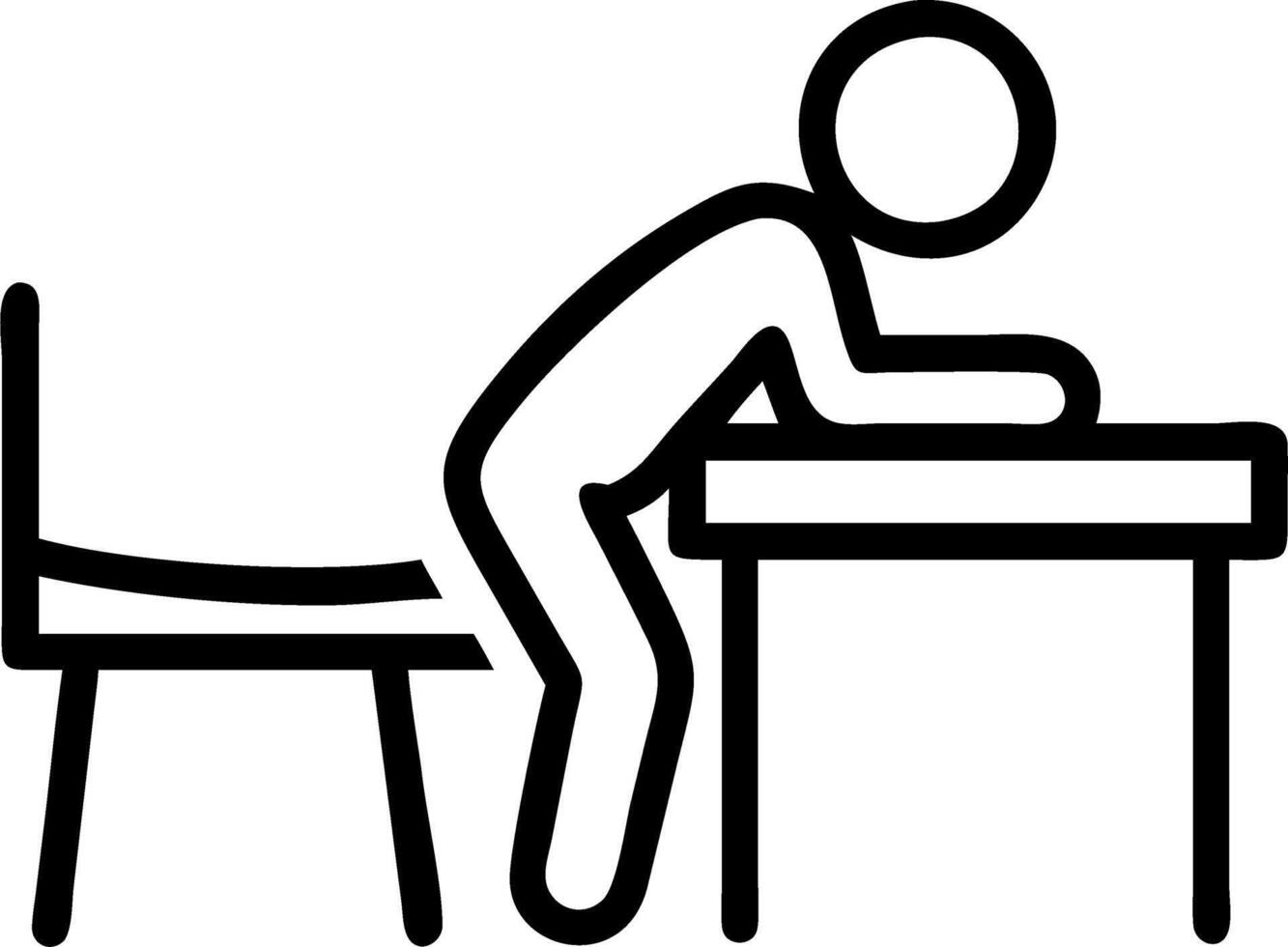 Leaning on wooden desk checking passive income for entrepreneurs assembling multiple revenue streams balancing workload freeing time vector