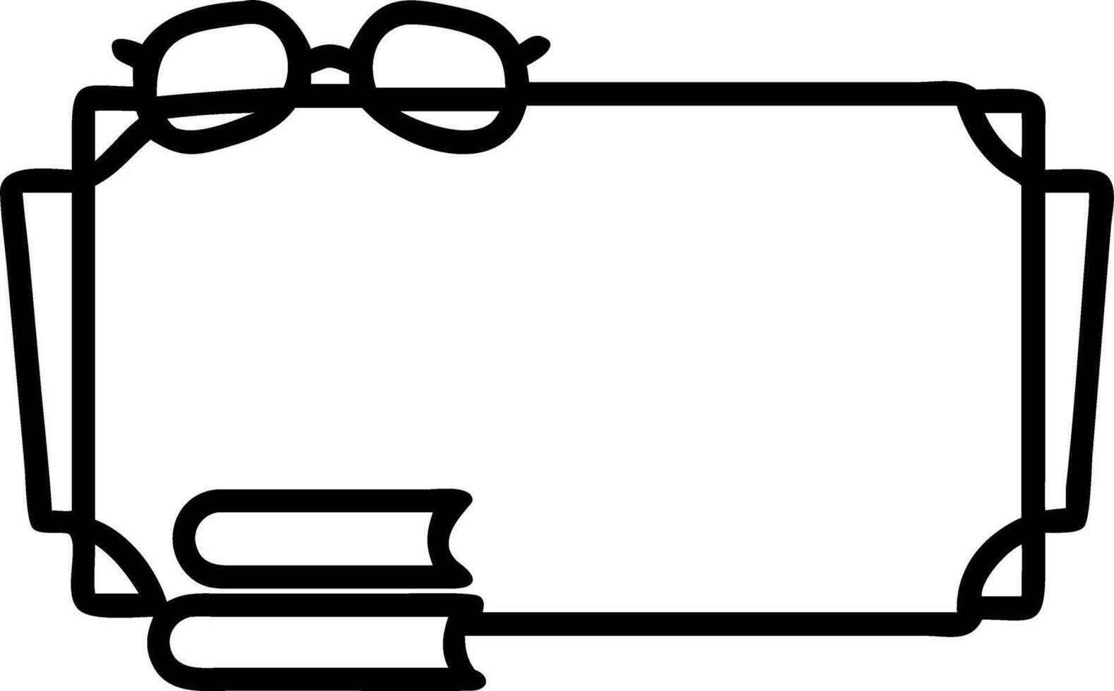International Literacy Day border frame with open book and quill pen copy space for text Set 11 vector