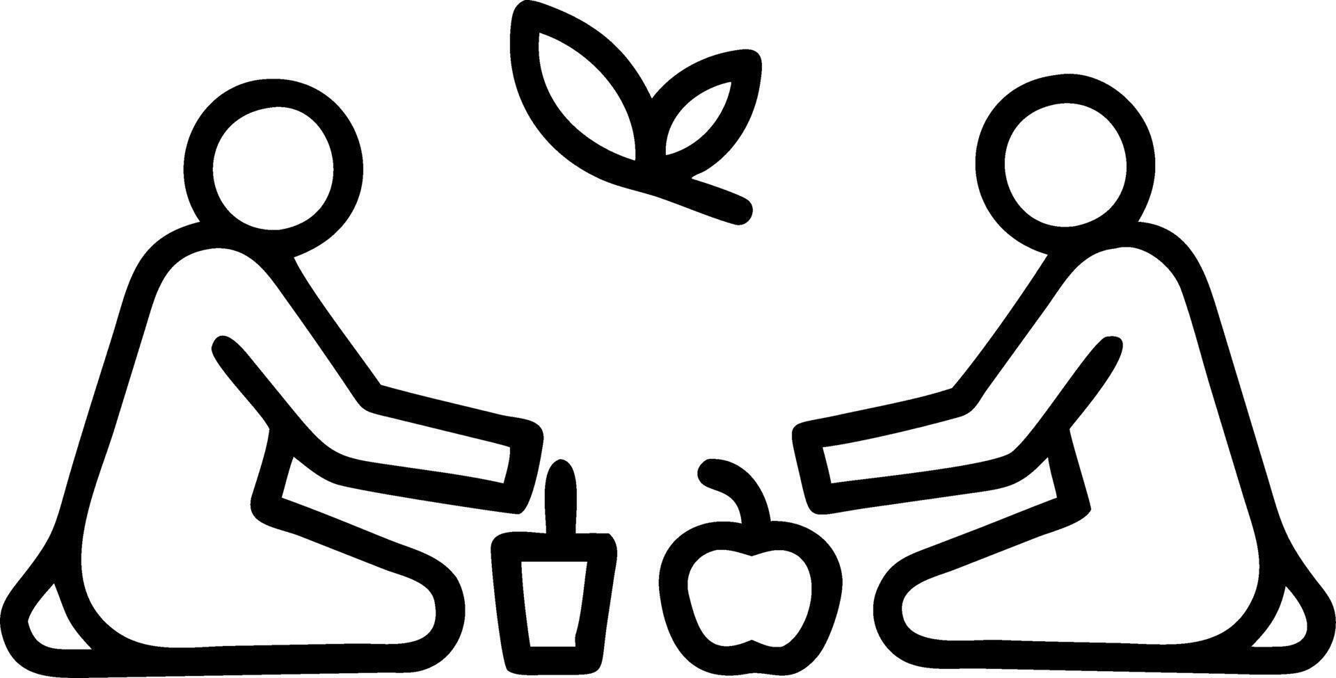 Imagine couple practicing zero waste couples picnics sorting recyclables embracing minimalist habits nourishing green values vector