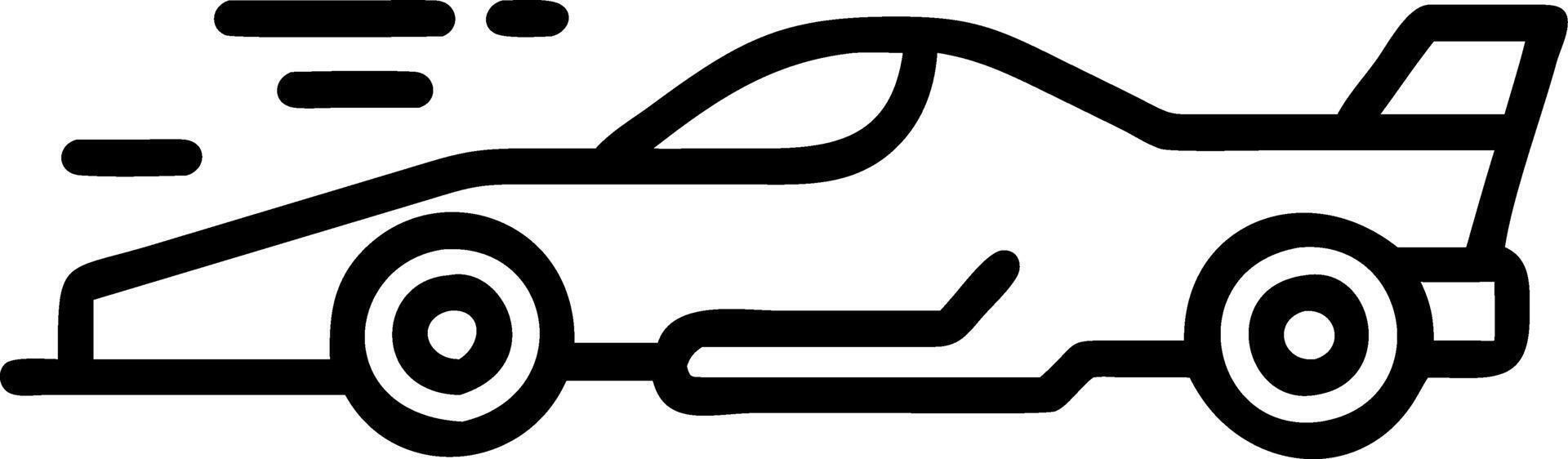 Holographic race car symbolizing speed performance and innovation in high speed transportation in a digital transport interface vector