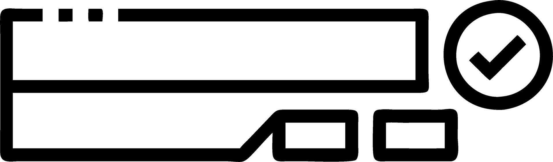 Holographic progress bar showing project completion and goals achieved vector