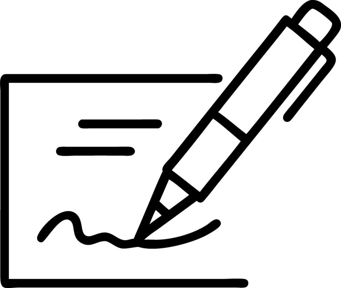 Holographic pen signs a floating digital document symbolizing secure digital signatures and authentication processes Set 2 vector