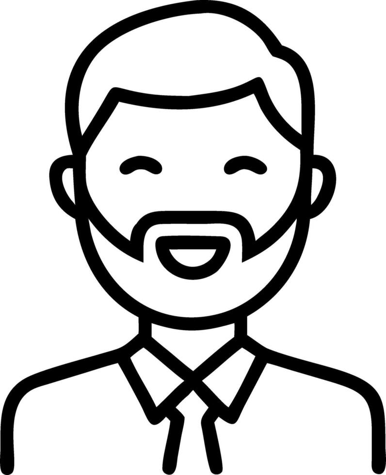 Happy smiling bearded indian business man small business owner company leader sales manager successful lawyer looking at camera standing in office headshot portrait vector
