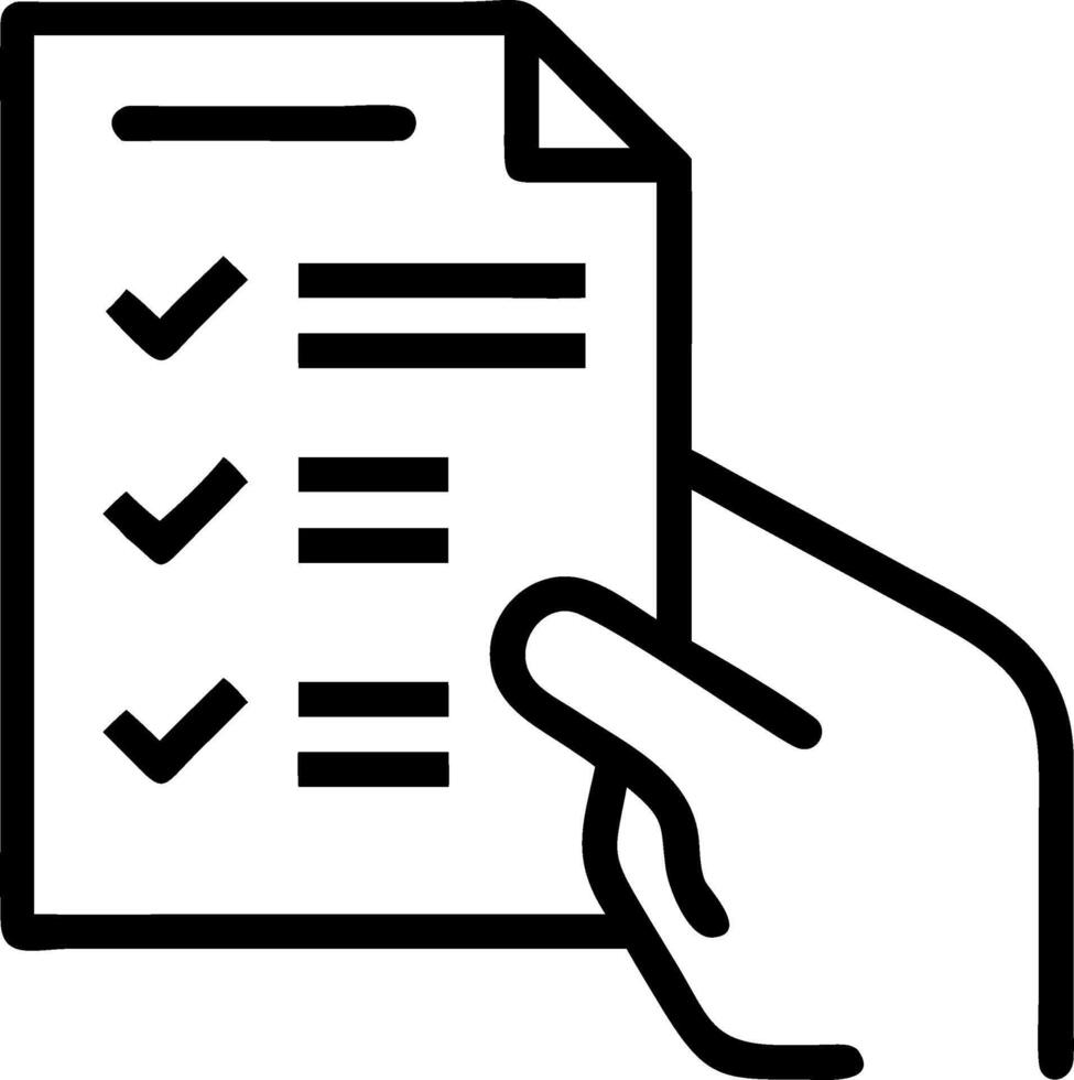 Hand reviewing holographic audit document with regulation evaluation quality assurance icons in empty space Set 3 vector