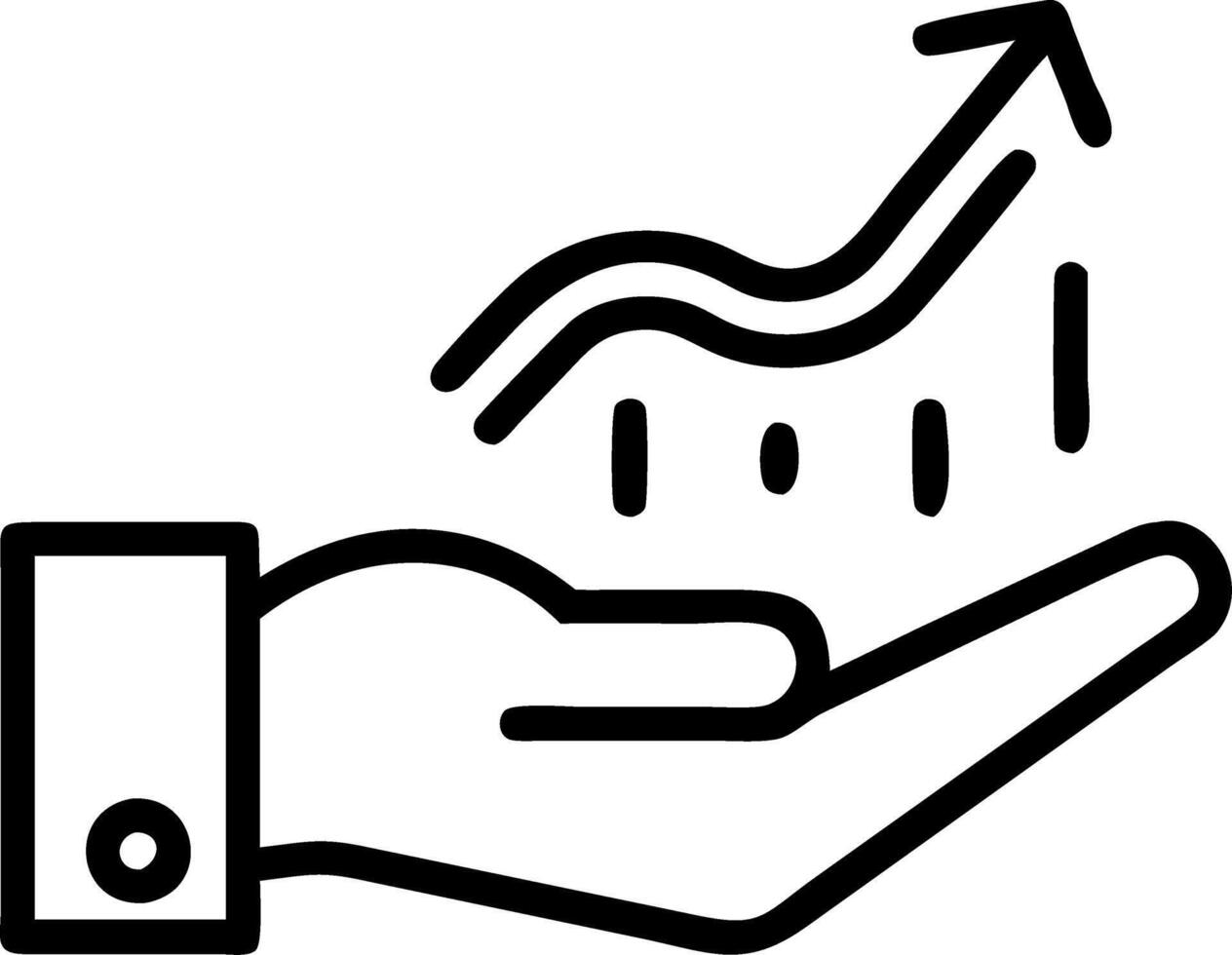 Hand presenting holographic perseverance symbol representing growth mindset learning perseverance in empty space background Set 2 vector