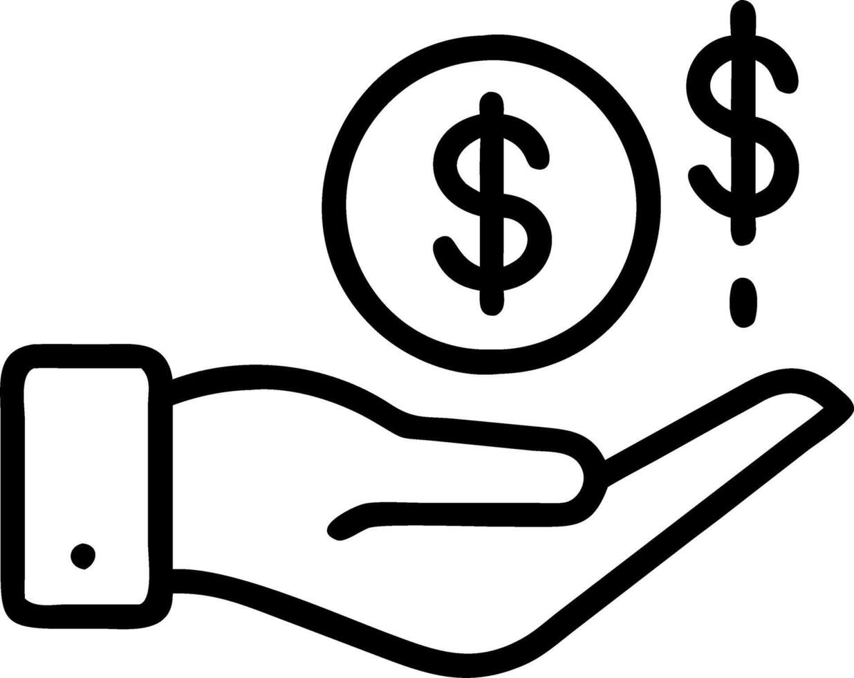 Hand presenting holographic investment cryptocurrency guide symbol representing investment cryptocurrency guide in empty space background Set 4 vector