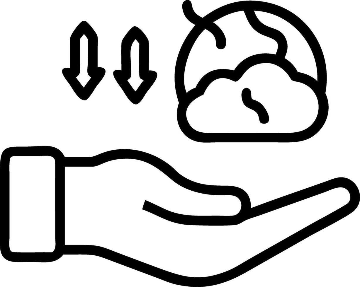 Hand presenting holographic investment cryptocurrency guide symbol representing investment cryptocurrency guide in empty space background Set 6 vector