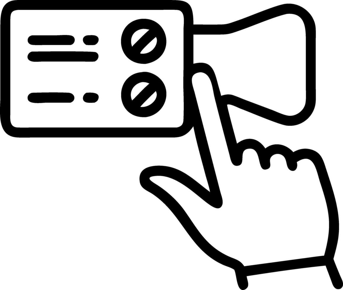 Hand presenting holographic device showcasing digital wallpaper trends with empty space background Set 13 vector