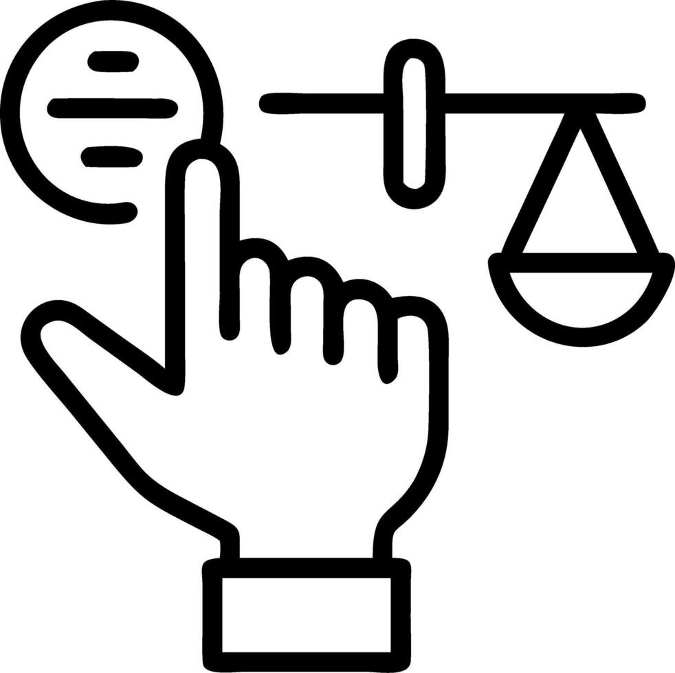 Hand interacting with holographic law interface displaying justice legal services law symbols symbolizing business legislation and online legal advice in empty space Set 3 vector
