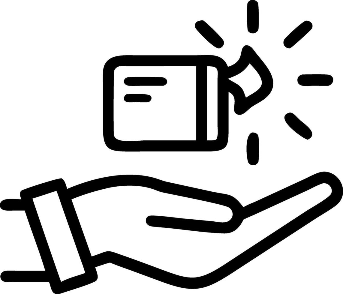 Hand holds glowing e learning certification icons representing educational achievements and online learning success vector