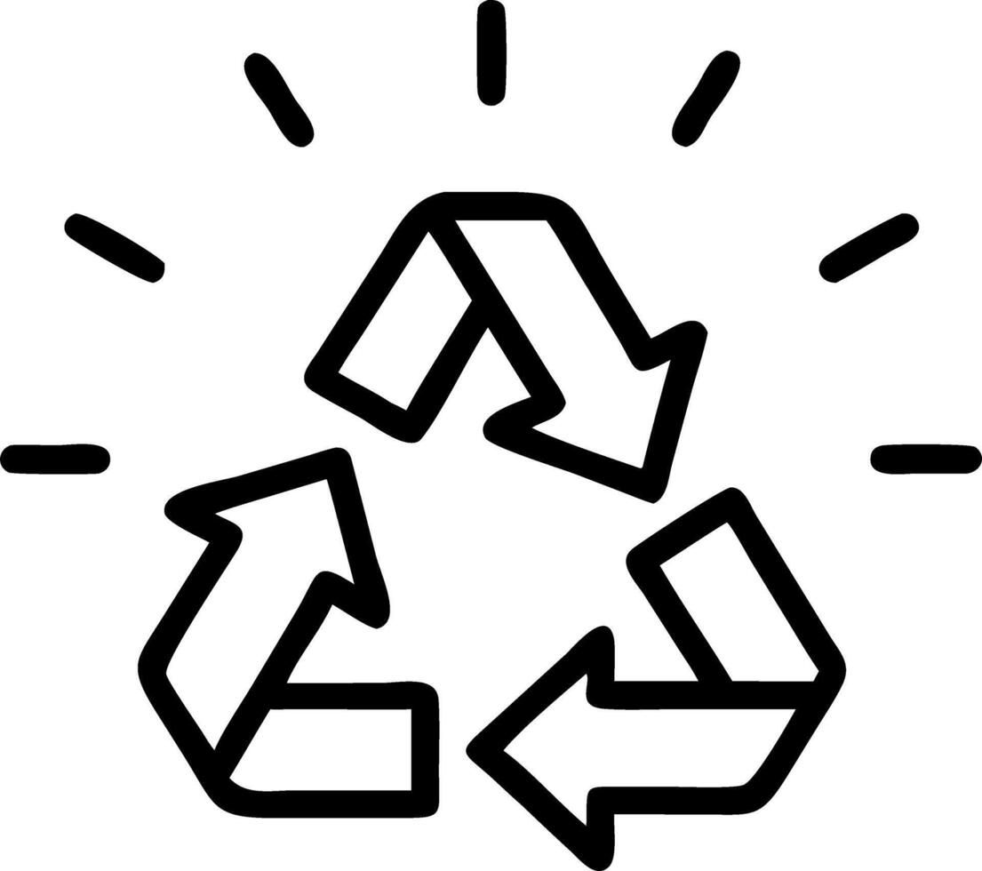 Glowing hologram of recycling arrows with eco friendly growth symbols representing circular economy in a digital sustainability dashboard Set 2 vector