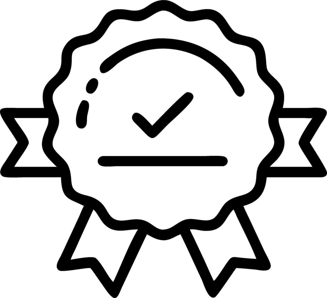 Glowing badge representing system reliability in quality assurance processes vector