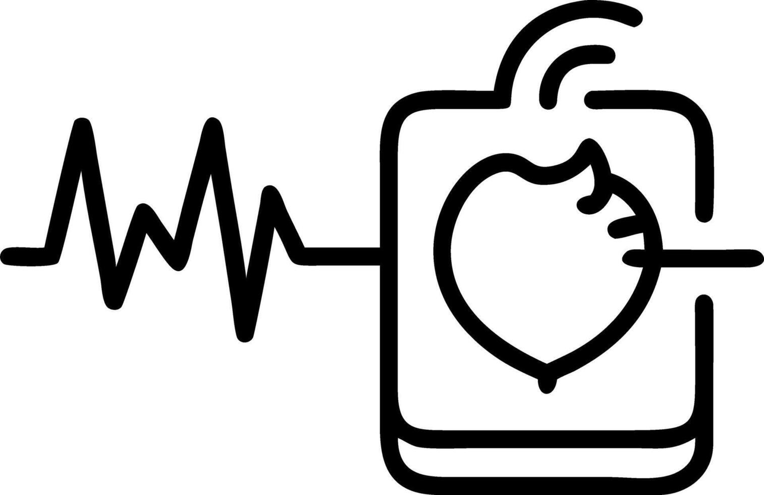Futuristic cardiac research on an electronic background medical research and heart cardiology health care concept vector