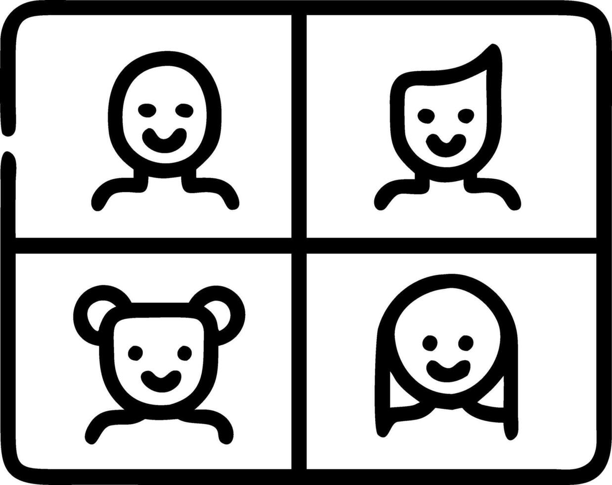 Four happy multicultural diverse friends young women talking during online virtual chat call in group conference social distance chat virtual meeting Computer videocall app Set 15 vector