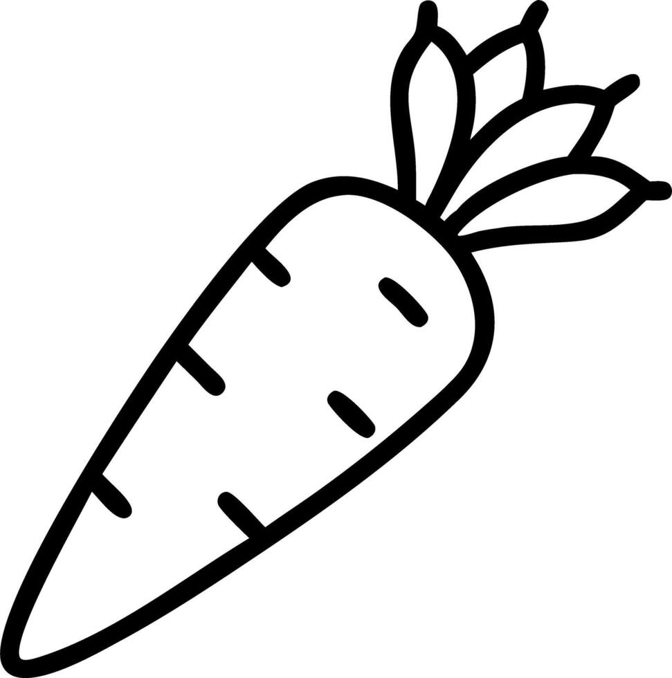 Fresh Carrot vegetable isolated against transparent background food and plant concept vector