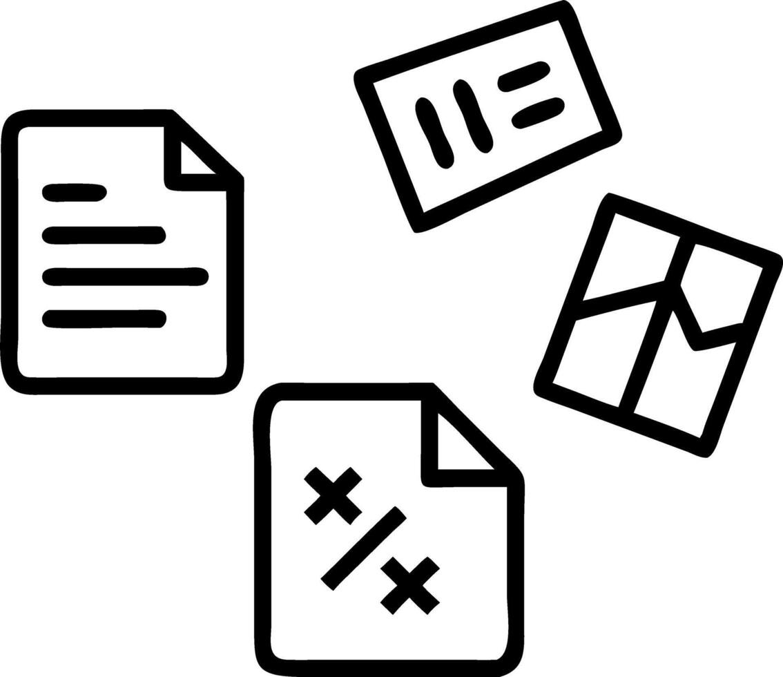 Floating icons representing tax documents calculators and financial charts to illustrate tax compliance in financial departments vector