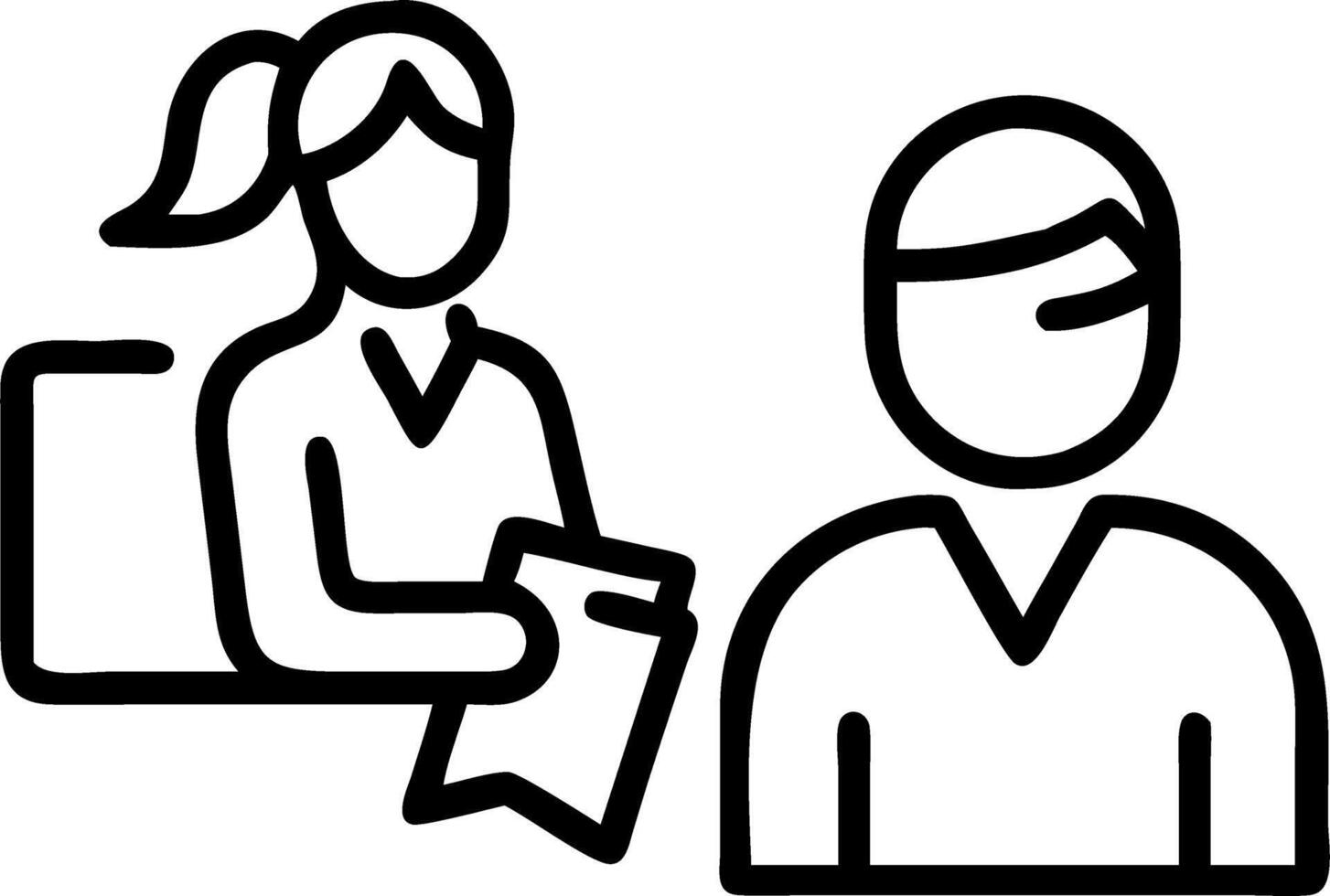 Female attorney or bank manager reviewing legal paper with investor guiding financial planning showcasing strategic advisory expertise vector
