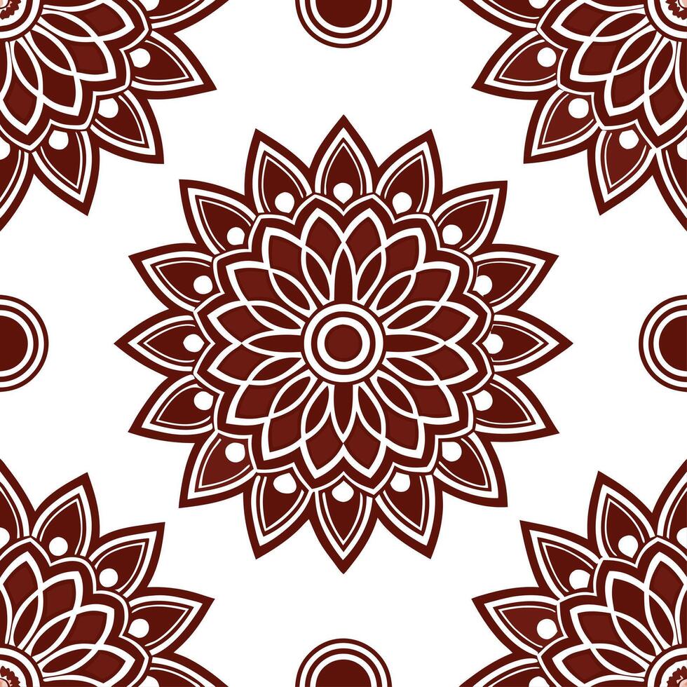 Ethnic patterns seamless design with intricate details and rich colors for a luxurious cultural aesthetic vector