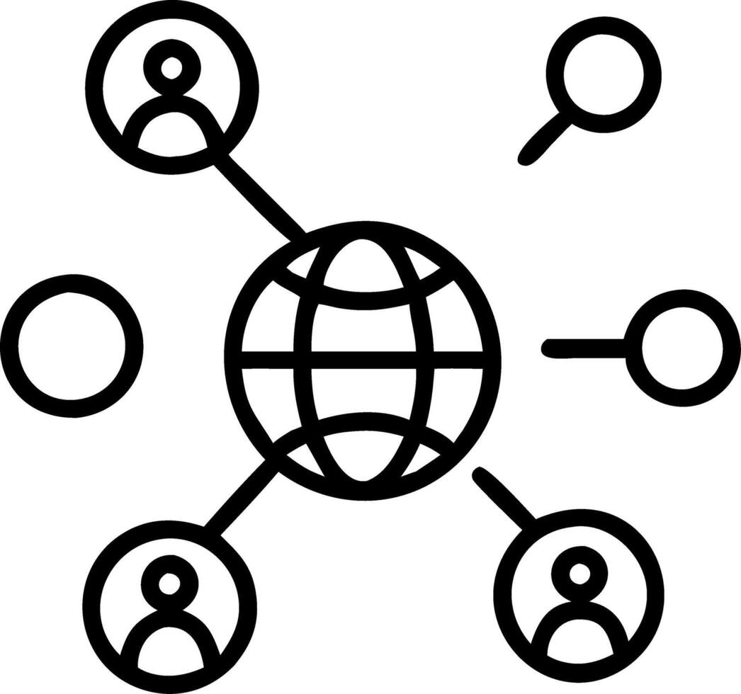 Empowered Creators Global Collaboration Hubs vector