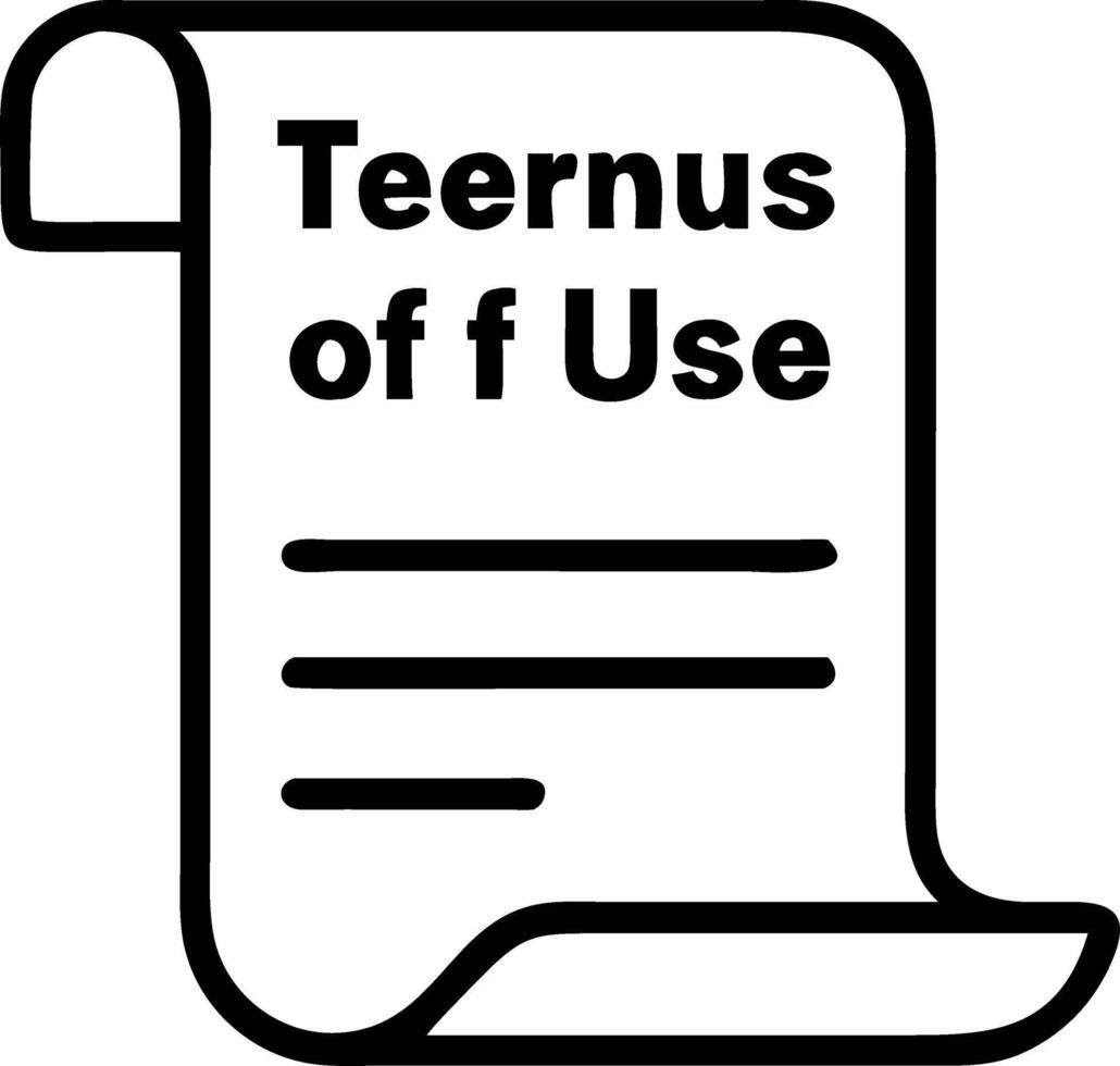 Digital contracts depicted by a floating Terms of Use document being signed holographically in a modern digital environment vector