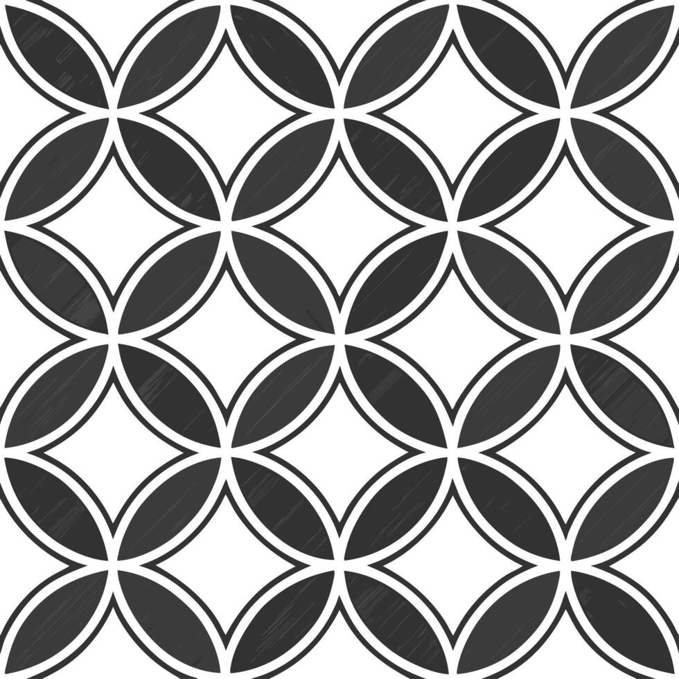 Design a seamless pattern incorporating vintage houndstooth with geometric shapes in earthy tones for a modern rustic look Set 4 vector