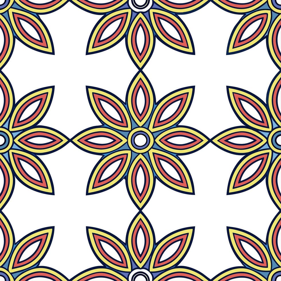 Cultural illustrations seamless pattern with vibrant tribal designs and ethnic motifs for a lively and bold aesthetic Set 18 vector