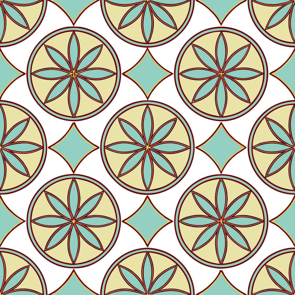 Cultural illustrations seamless pattern with vibrant tribal designs and ethnic motifs for a lively and bold aesthetic Set 7 vector