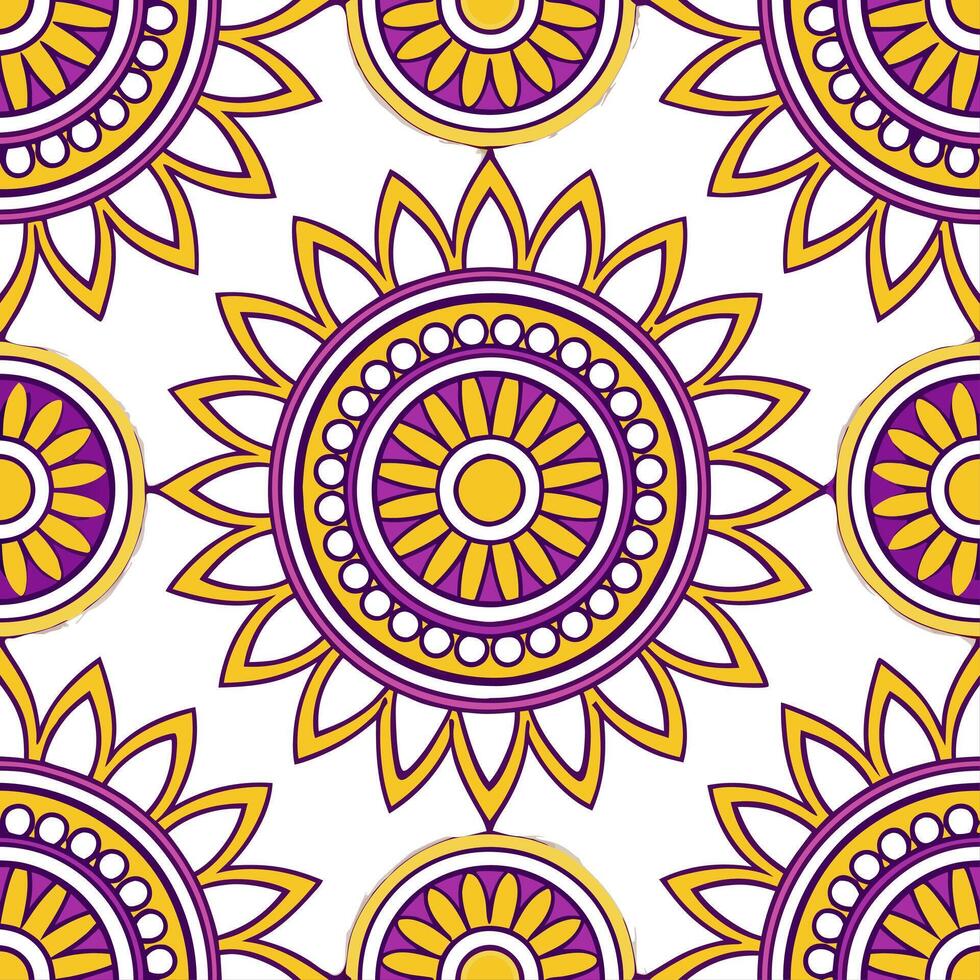 Cultural illustrations seamless pattern with vibrant tribal designs and ethnic motifs for a lively and bold aesthetic Set 2 vector