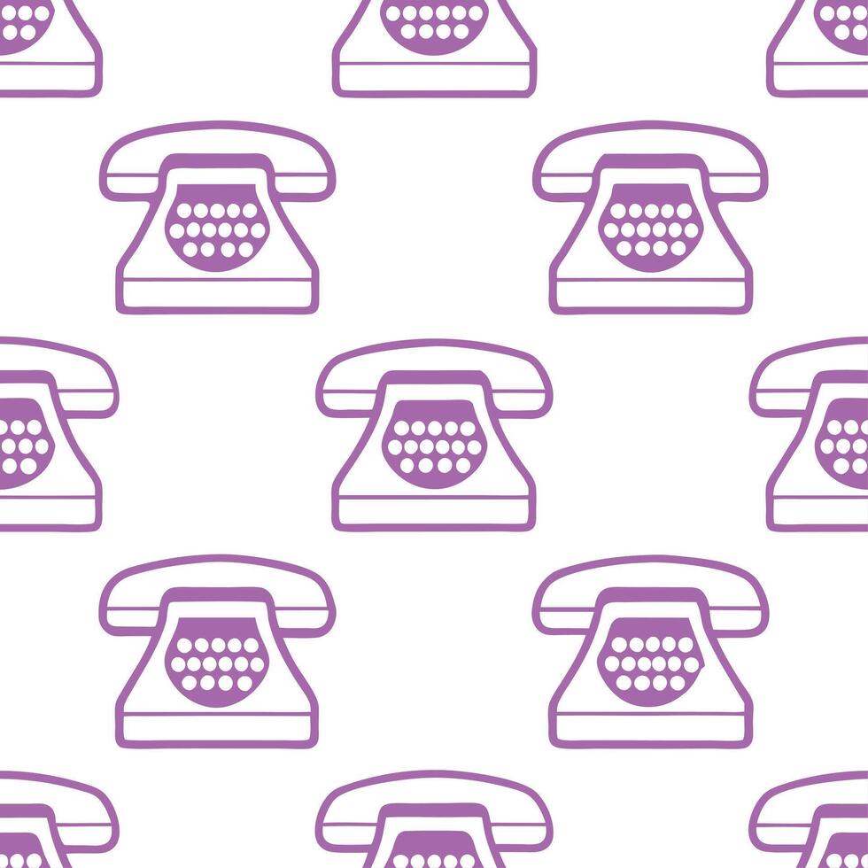 Create a seamless pattern combining retro slogans with vintage illustrations in muted tones for a nostalgic feel vector