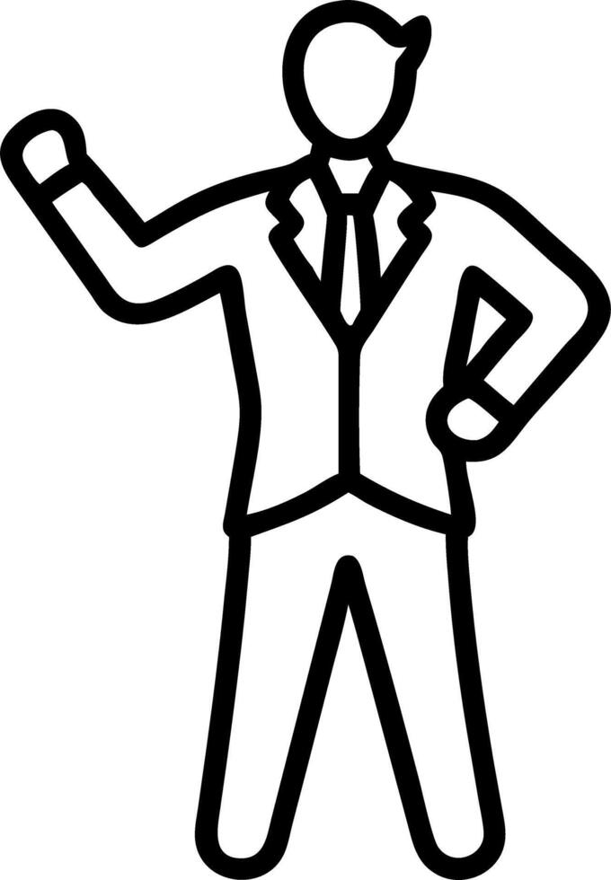 Confident middle aged businessman in formal suit exuding success outdoors symbolizing leadership and legal presence vector