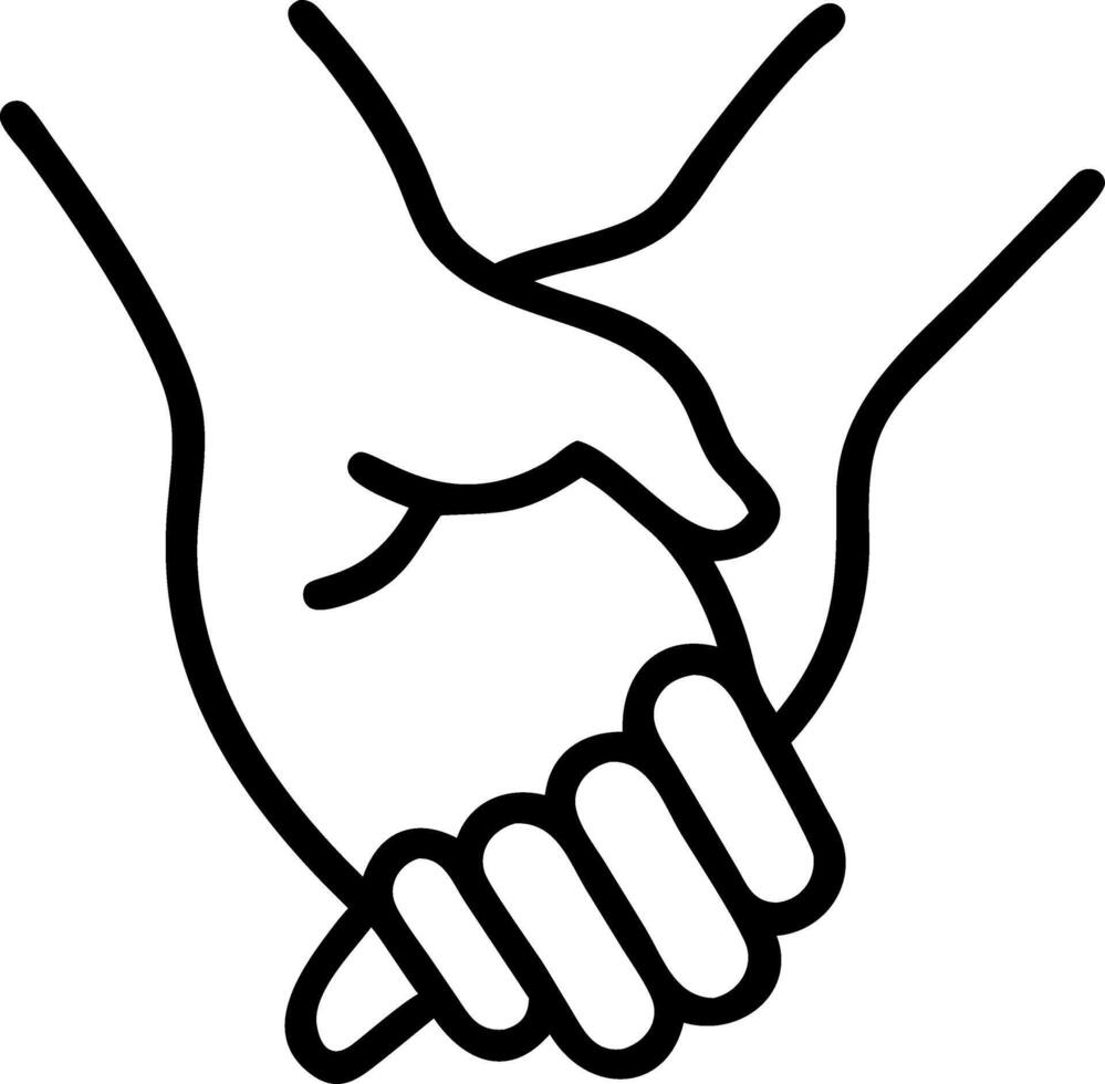 Close up of holding mothers hand love and relationship with care vector