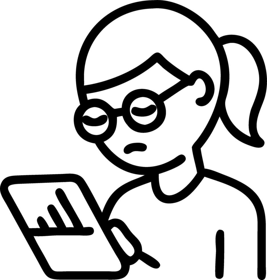 Busy young African American business woman employee worker with glasses looks at tablet device analyzes market data while working standing in office Black male student uses digital Set 3 vector