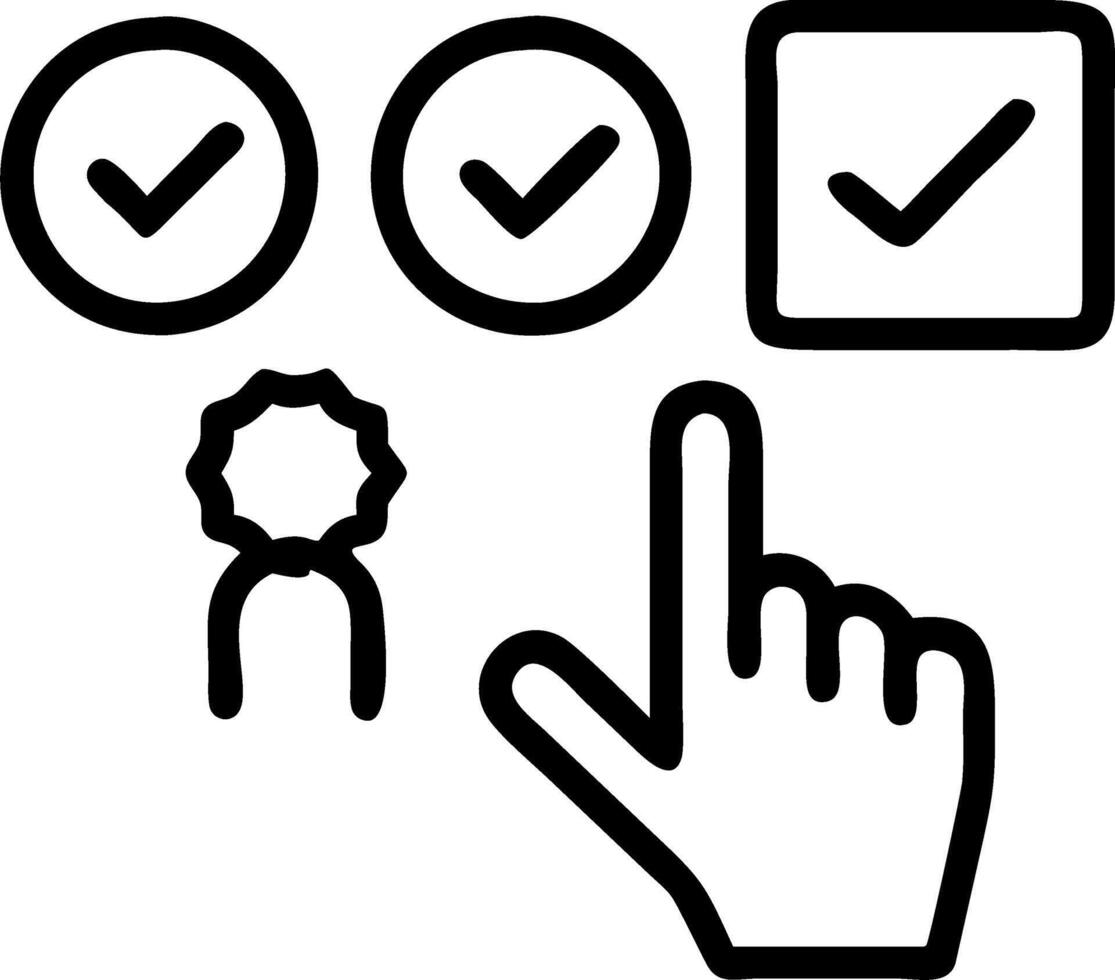Businessman touches ISO certification symbols on digital interface representing quality assurance compliance global standards and international standardization Set 2 vector